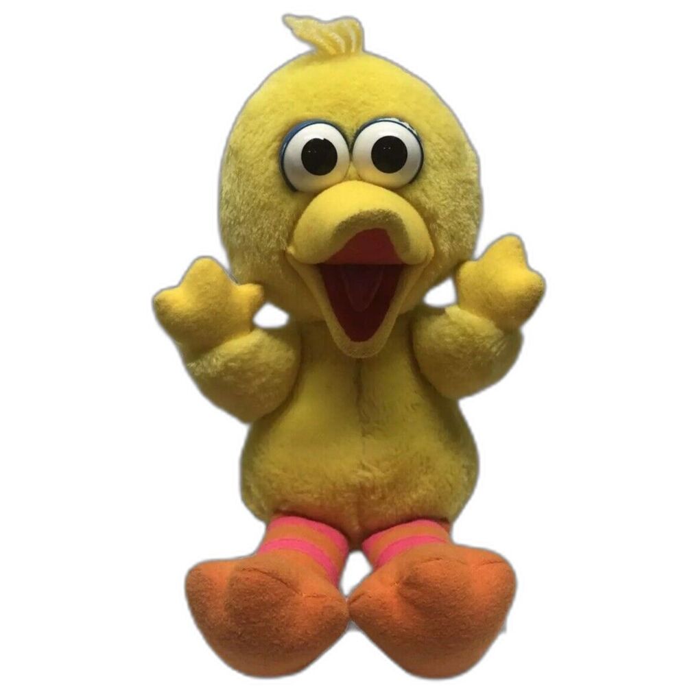 Vintage Tyco Big Bird Plush 1996 Sesame Street Baby Toy 62754 Jim Henson NonWork